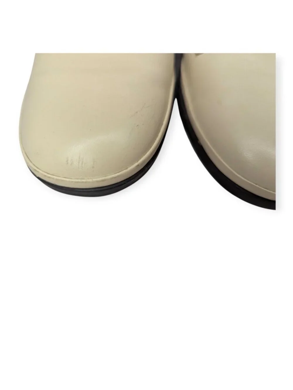Easy Spirit ES Free N Easy Ivory Leather Lace-Up Womens Shoe Size 6B